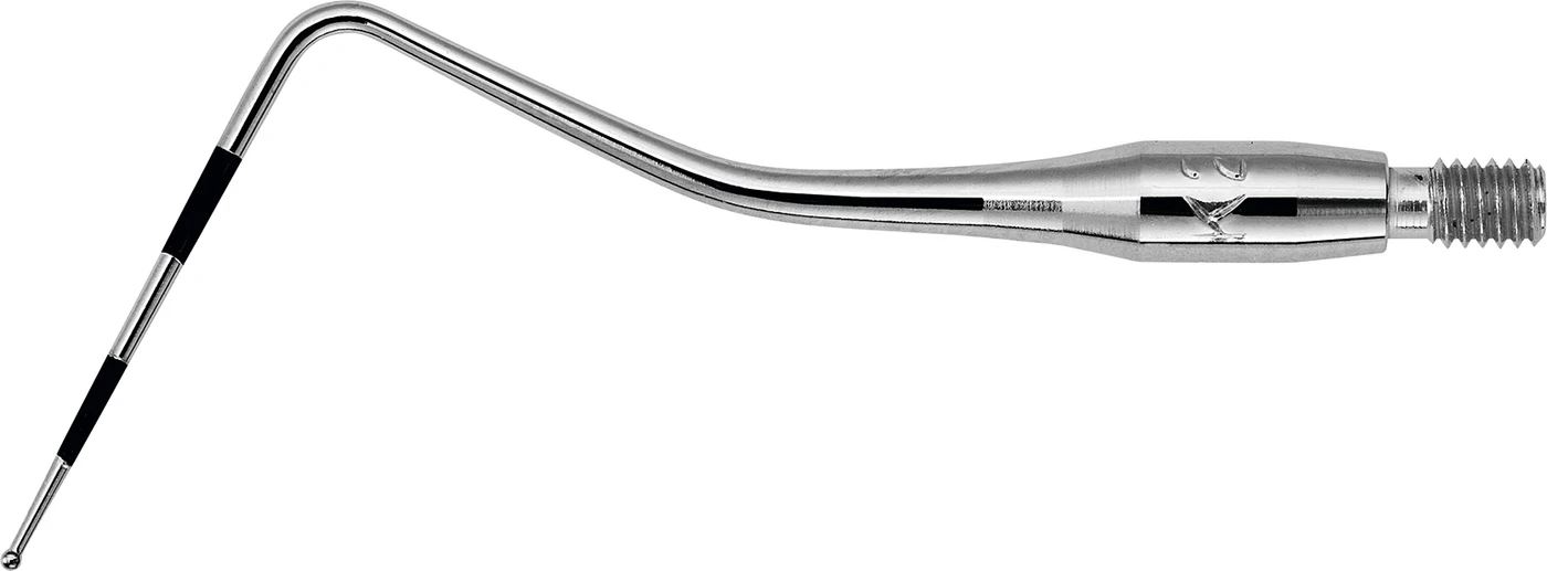 DEPPELER™ Parosonden Stück KHR12 Ansatz ohne Griff, Spitze Ø 0,5 mm, Graduierung (3-6-9-12 mm)