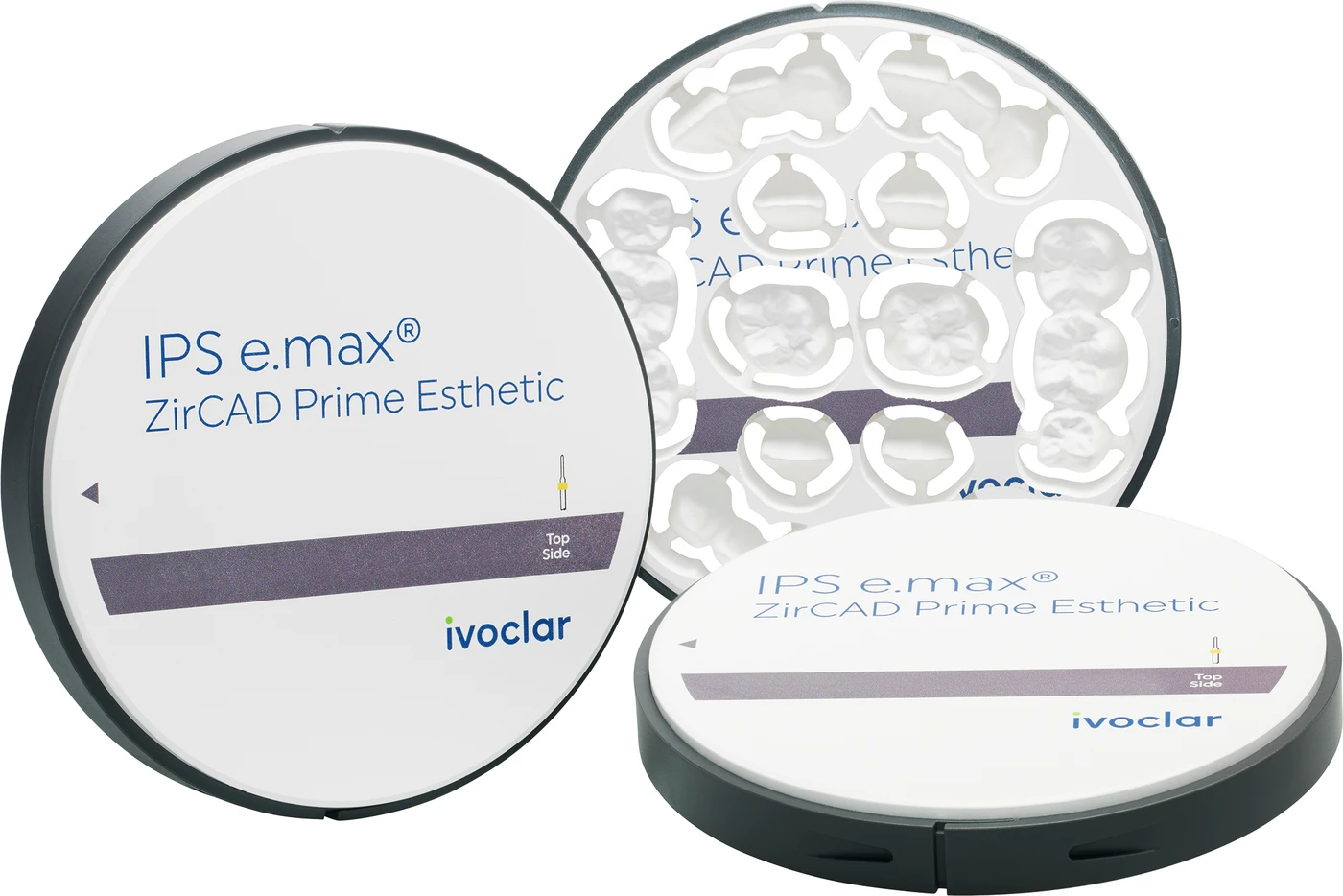 IPS e.max® ZirCAD Prime Esthetic Stück Ø 98,5 mm H 16 mm, A3 IPS e.max® ZirCAD Prime Esthetic Stück Ø 98,5 mm H 16 mm, A3