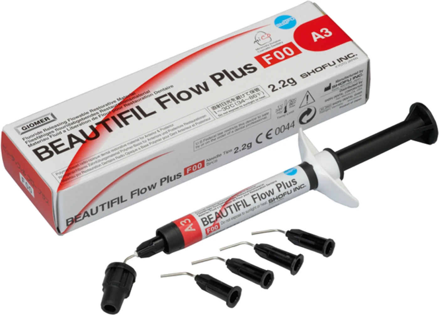 BEAUTIFIL Flow Plus Spritze 2,2 g F00 Zero Flow A3