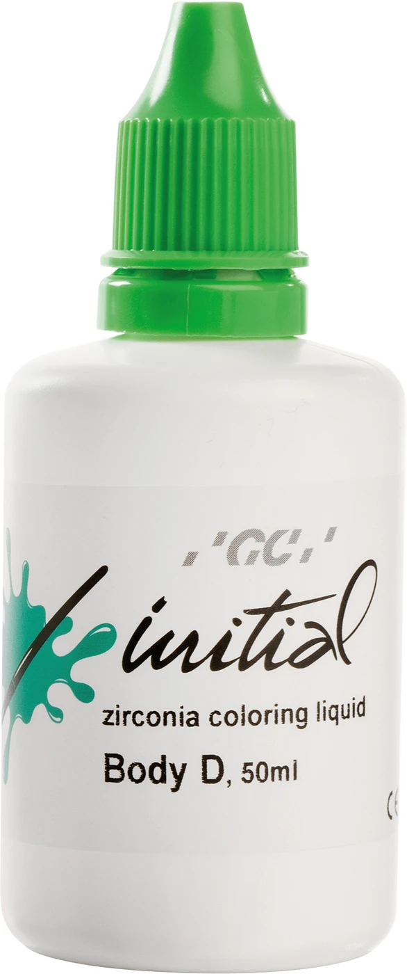 GC Initial™ Zirconia Coloring Liquid Flasche 50 ml Liquid body D