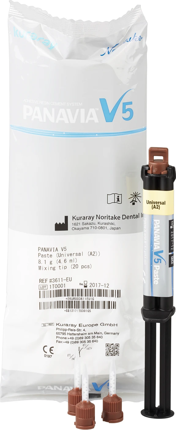 PANAVIA™ V5 Packung 4,6 ml Spritze universal A2, 20 Mixing Tips
