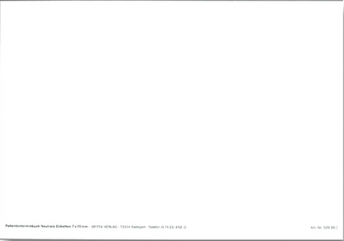 Etiketten ohne Aufdruck Stück 760 Blatt 7 x 50 mm