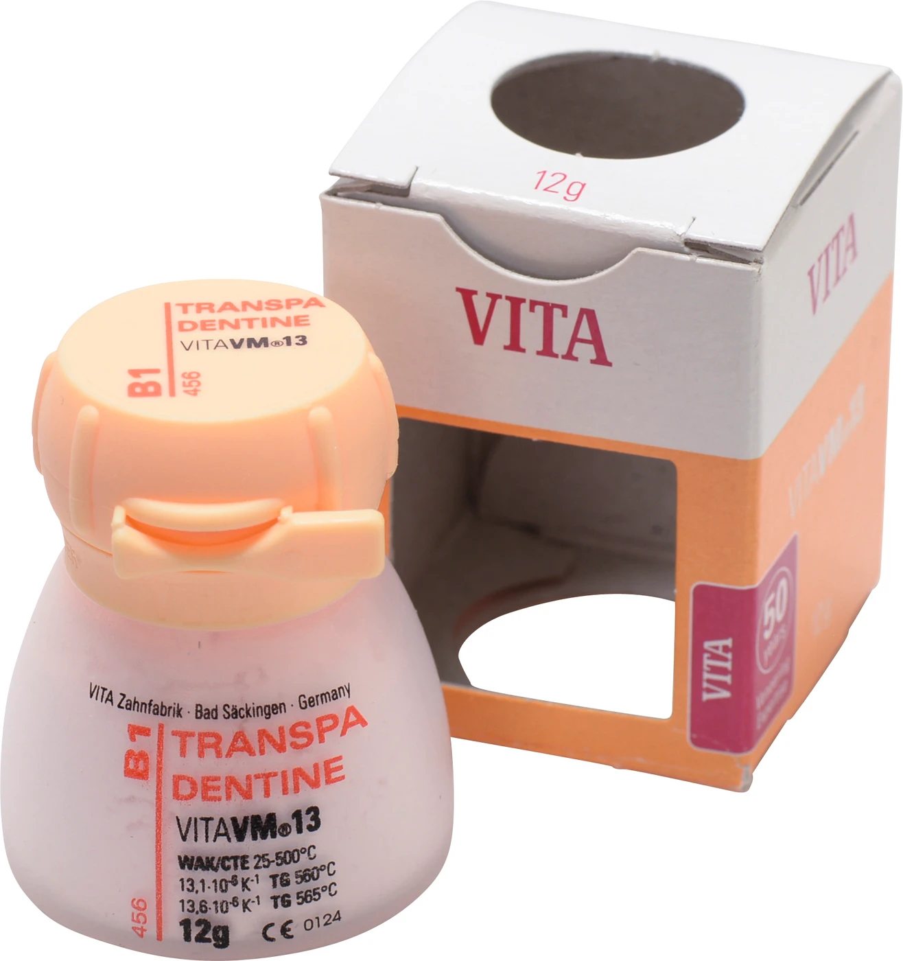 VITA VM® 13 classical A1-D4® Packung 12 g Pulver transpa dentine B1 VITA VM® 13 classical A1-D4® Packung 12 g Pulver transpa dentine B1
