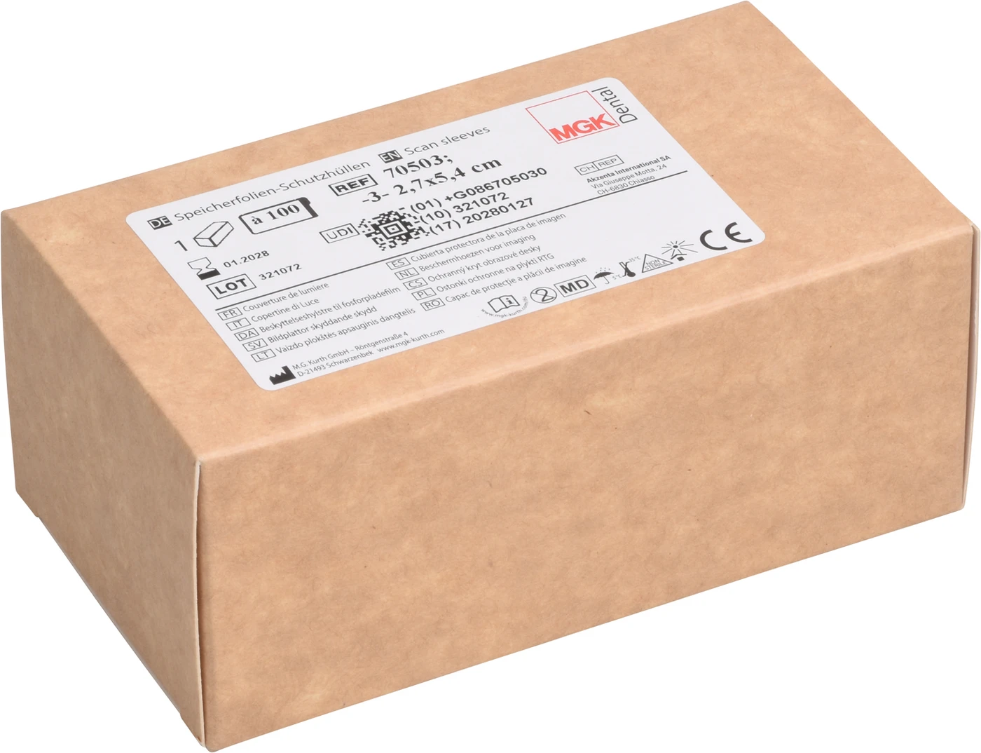 TABLine Sleeves Packung 100 Hüllen 2,7 x 5,4 cm, Nr. 3 TABLine Sleeves Packung 100 Hüllen 2,7 x 5,4 cm, Nr. 3