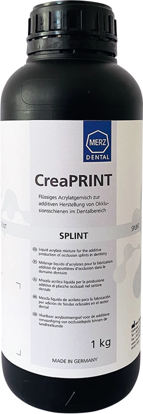 CreaPRINT Splint Flasche 1 kg 385 nm, clear