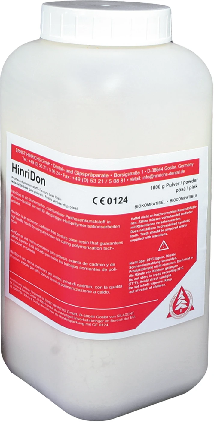 HinriDon Packung 1 kg Pulver, rosa