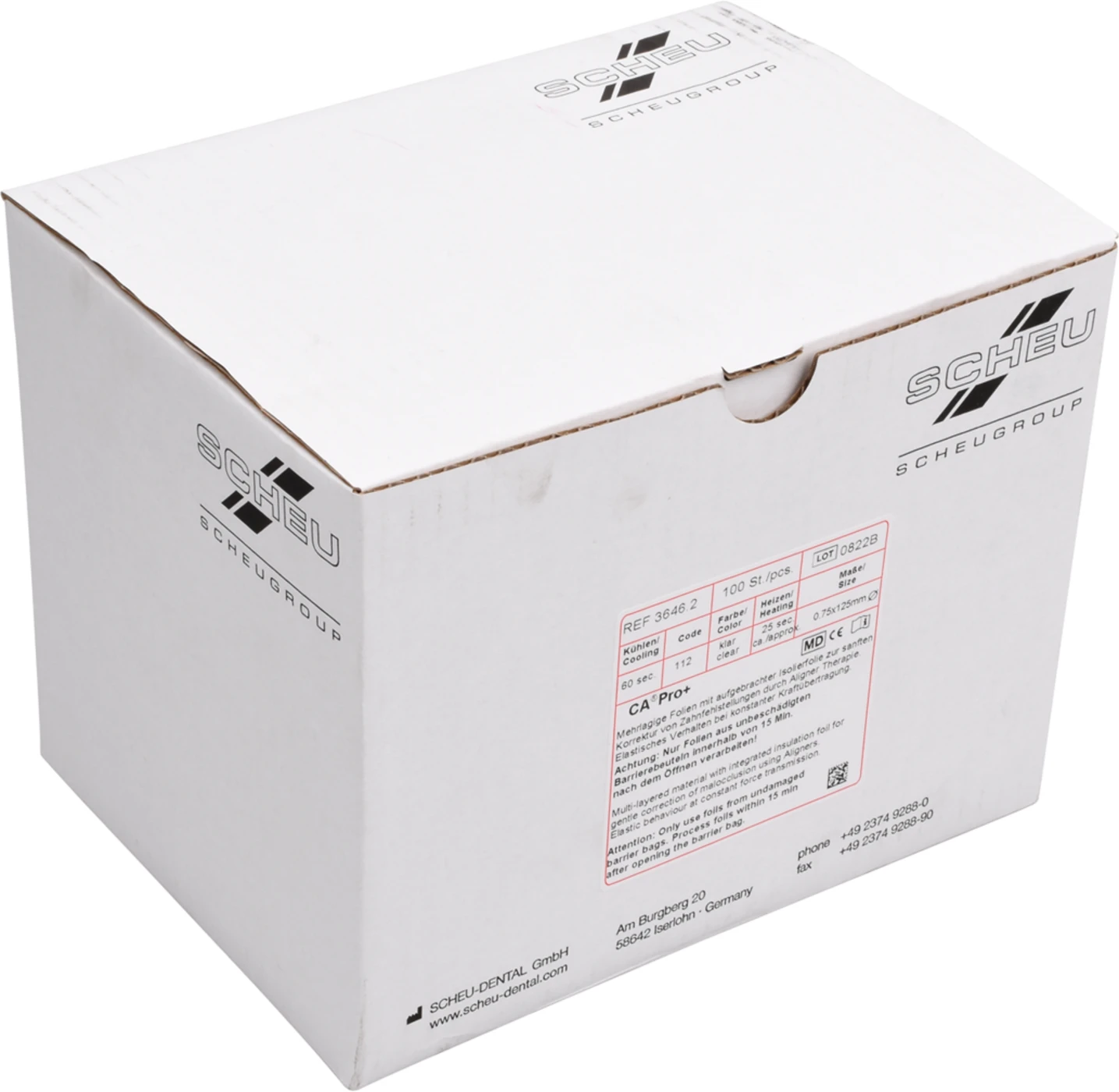 CA® Pro+ Packung 100 Stück 0,75 x 125 mm CA® Pro+ Packung 100 Stück 0,75 x 125 mm