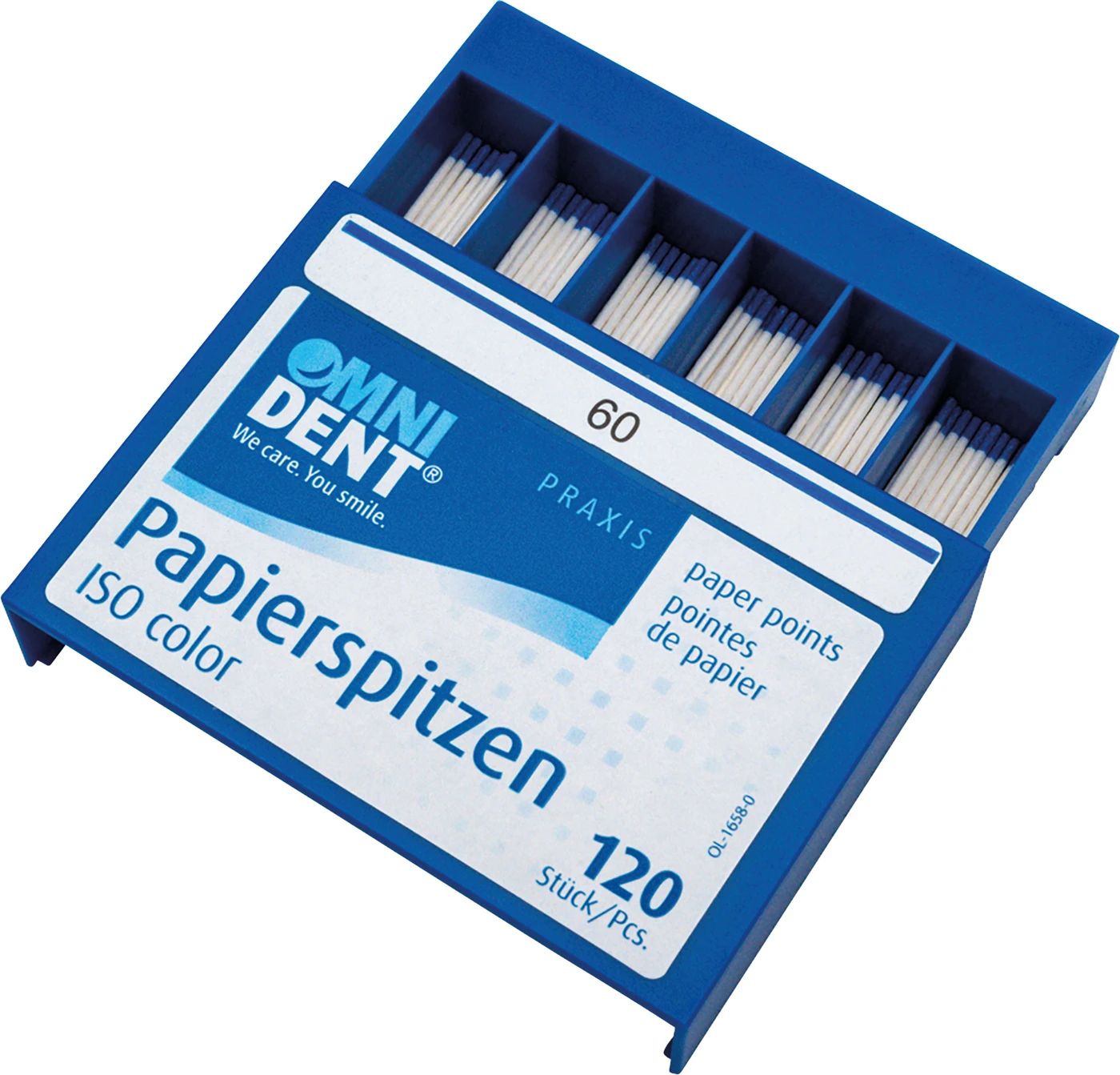 Papierspitzen Packung 120 Stück ISO 060