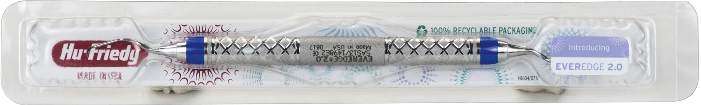 Küretten Gracey Mini Five EverEdge™ 2.0 Stück Figur 13/14, distal, Griff #9, blau
