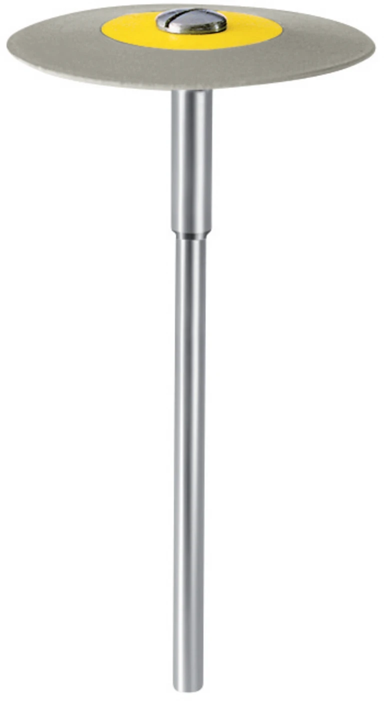 EVE DIAPOL® Stück grau fein, HP, Figur Linse, 26 x 2 mm