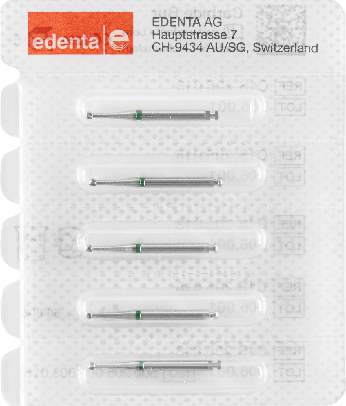 HM-Bohrer C1S Packung 5 Stück grün, RAL, Figur 001, ISO 018