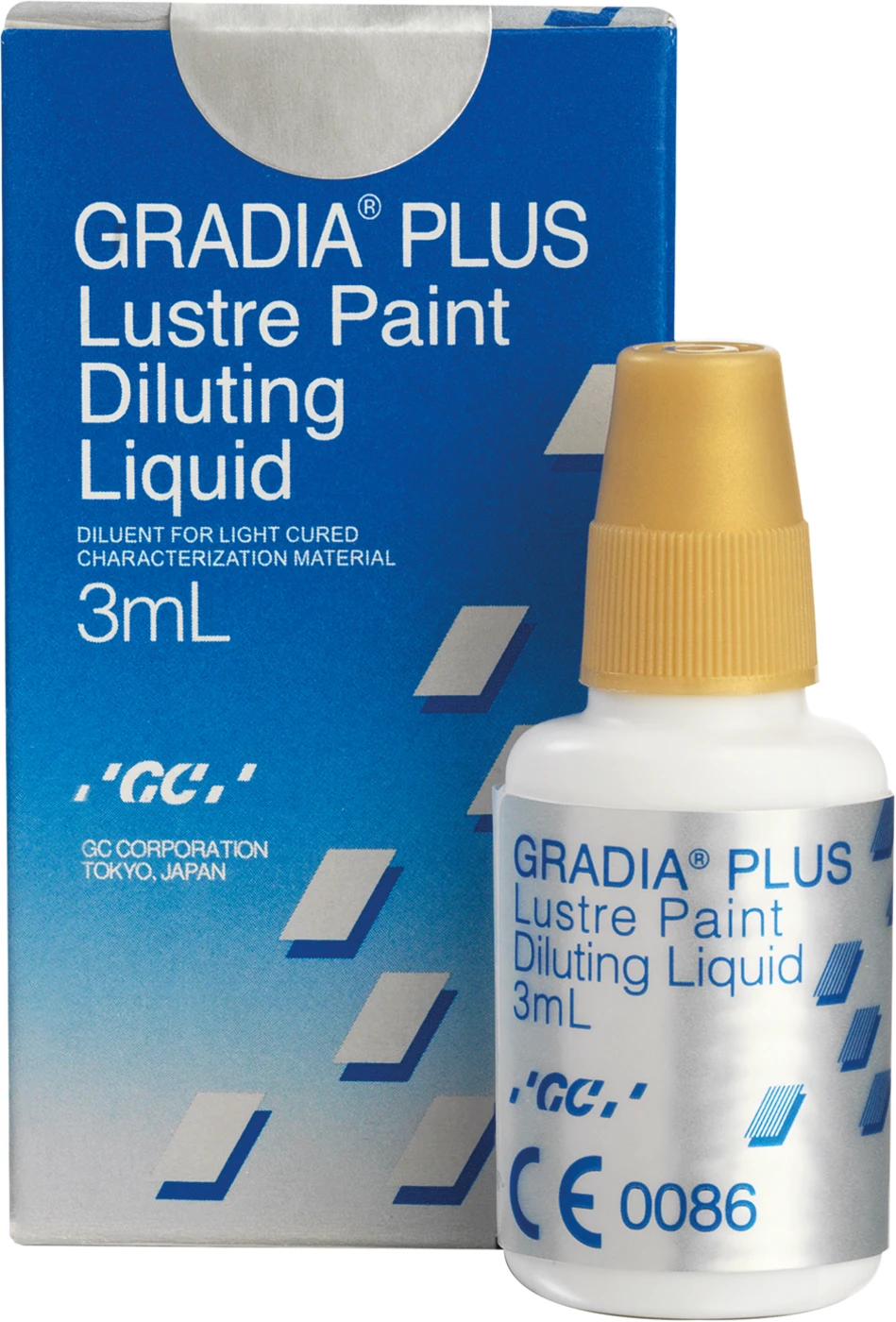 GC GRADIA PLUS Lustre Paint Flasche 3 ml Verdünnungsflüssigkeit