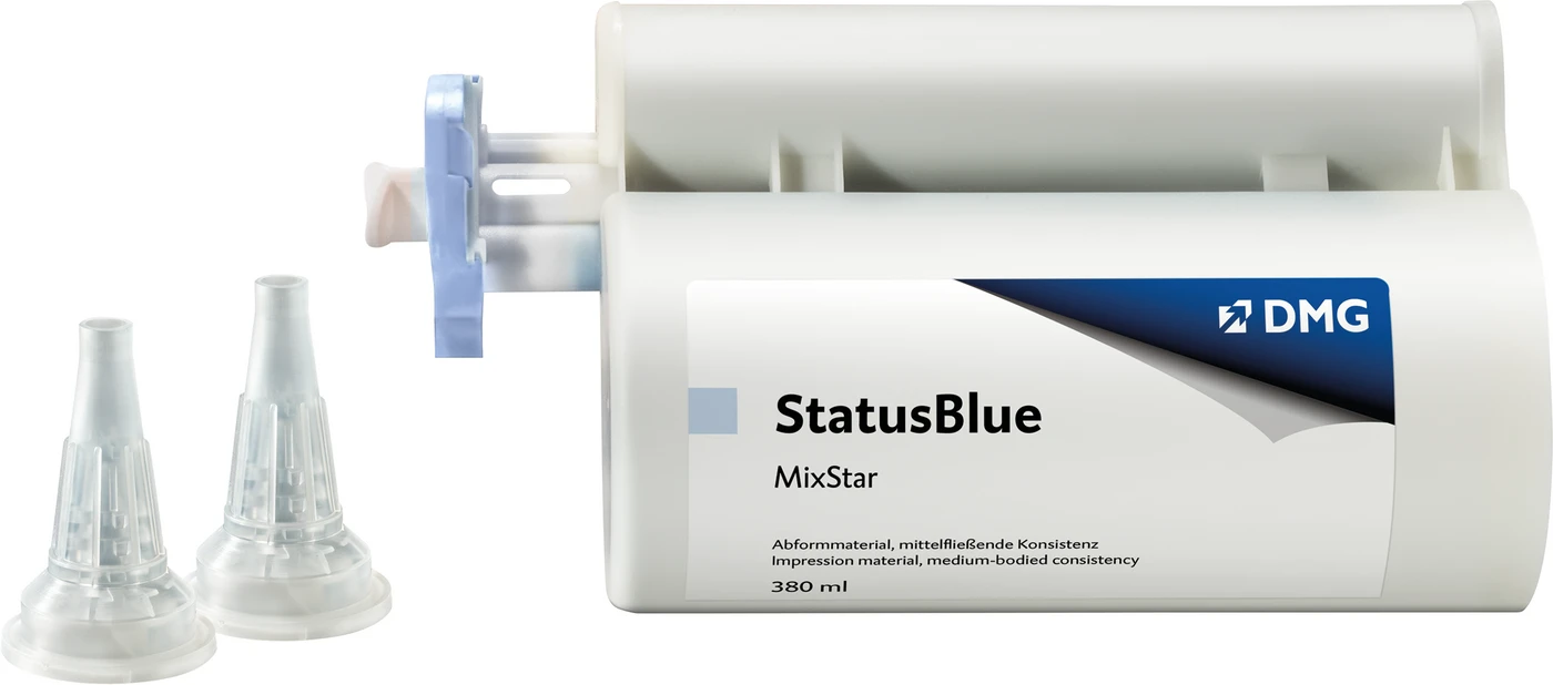 StatusBlue Mixstar Packung 380 ml Doppelkartusche, 10 Mixstar-Tips