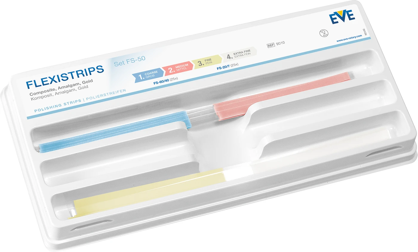 EVE FLEXISTRIPS Set 50 Stück (grob/mittel, fein/xfein)