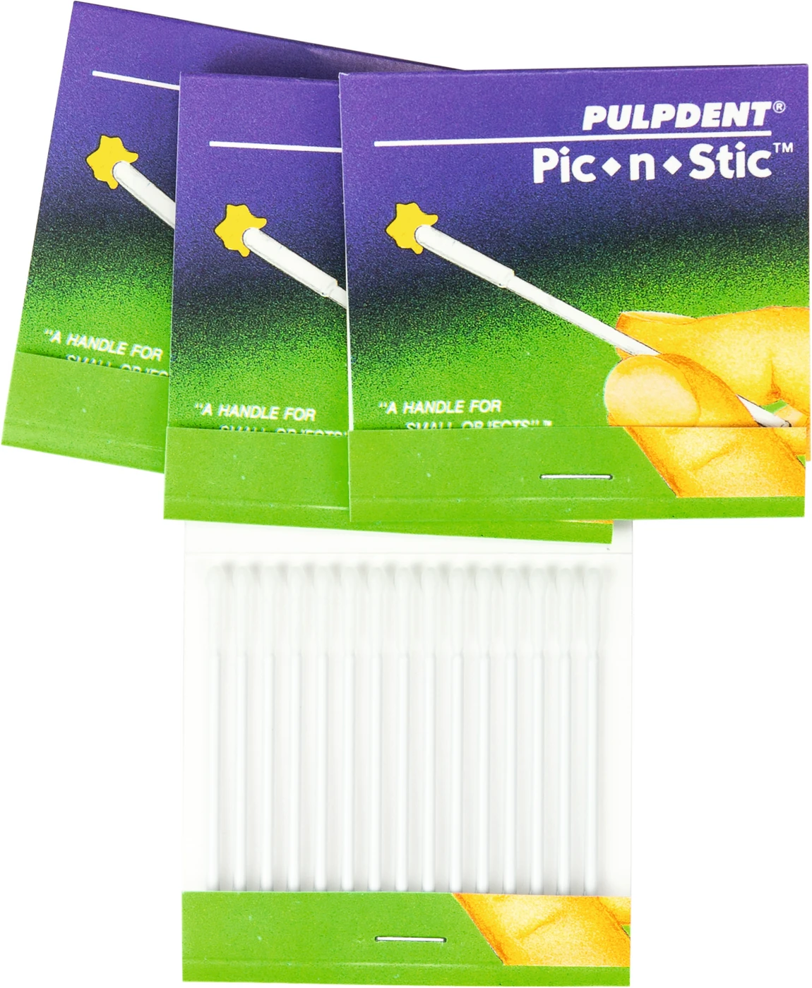 Pic-n-Stic™ Packung 60 Stück weiß, Klebstoffspitze