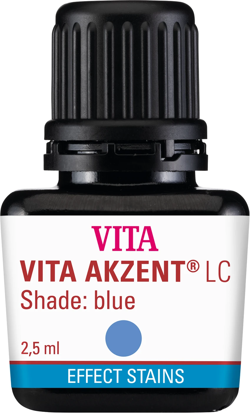 VITA AKZENT® LC Flasche 2,5 ml Effektfarben effect stains blau VITA AKZENT® LC Flasche 2,5 ml Effektfarben effect stains blau