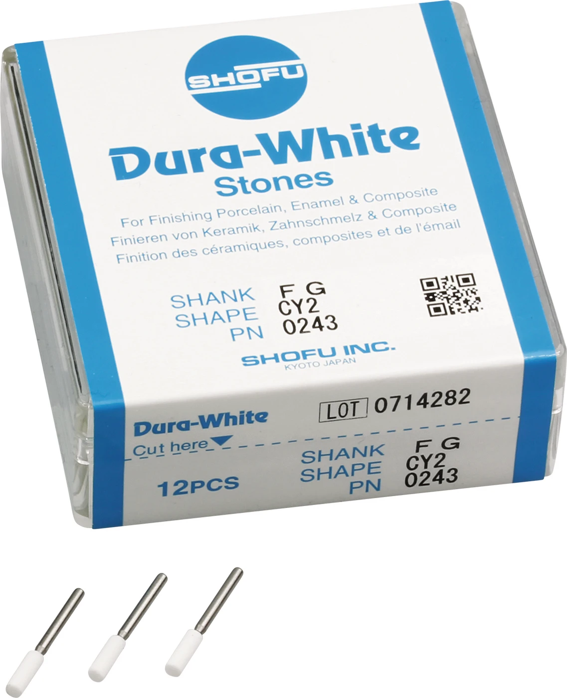 Dura-White Packung 12 Stück CY2, FG, ISO 025 Dura-White Packung 12 Stück CY2, FG, ISO 025