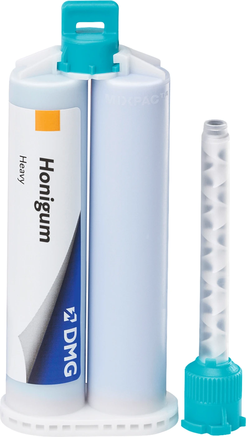 Honigum Heavy Packung 2 x 50 ml Doppelkartusche Heavy, 4 Automix-Tips