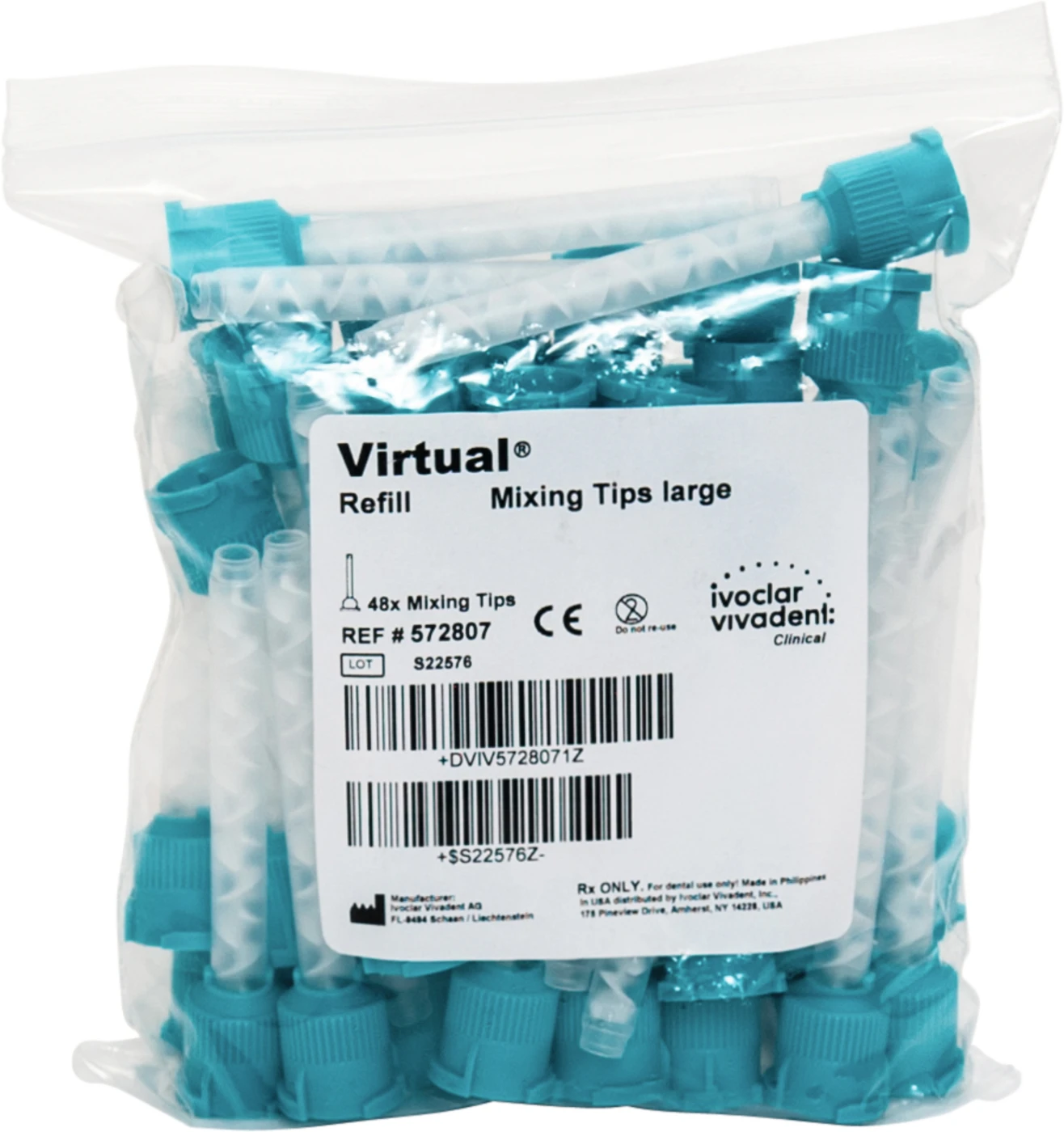 Virtual® Mixing Tips Packung 48 Stück grün, L