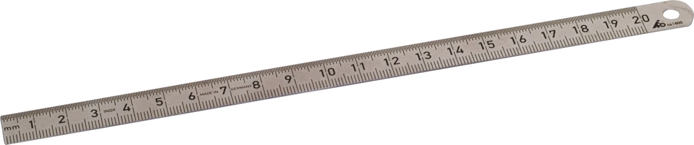 Lineal Stück aus Stahl, 200 mm