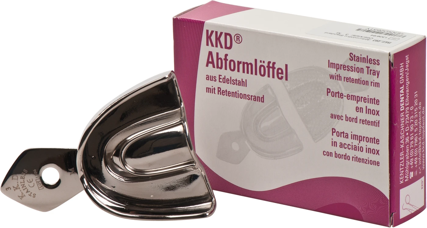 KKD® Abformlöffel Standardabdruck Stück OK-3, M, voll