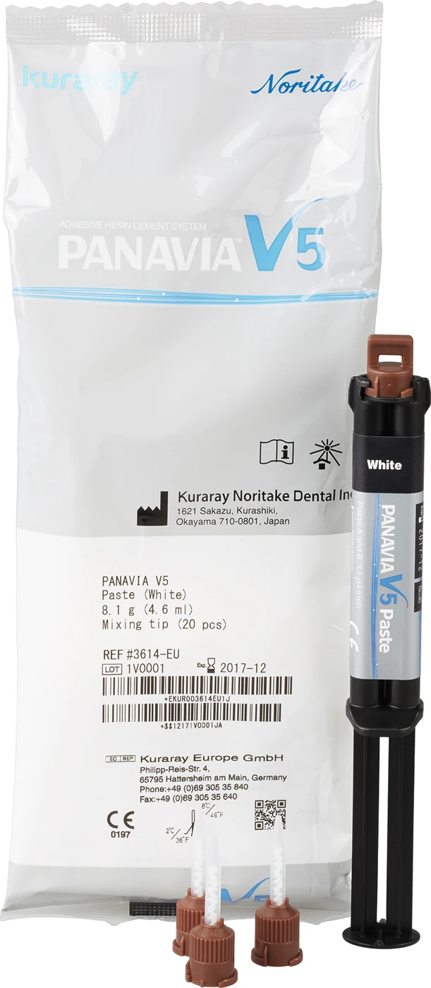 PANAVIA™ V5 Packung 4,6 ml Spritze white, 20 Mixing Tips