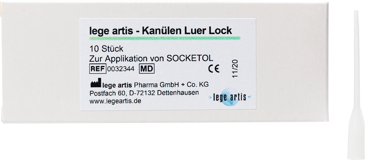 SOCKETOL Kanülen Packung 10 Stück