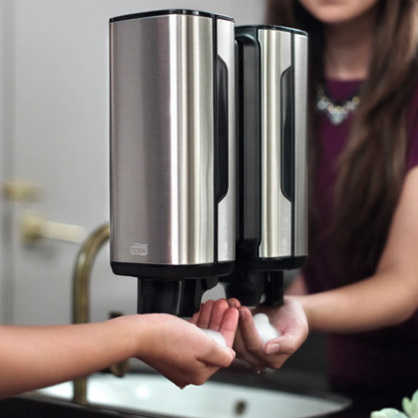 TORK® Spender für Schaumseife S4 System Stück Edelstahl