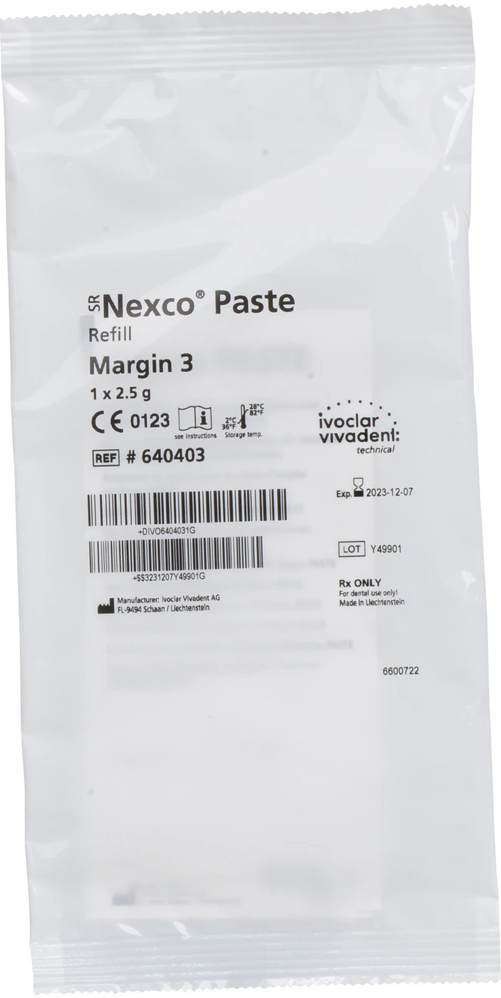 SR Nexco® Spritze 2,5 g Paste margin 3