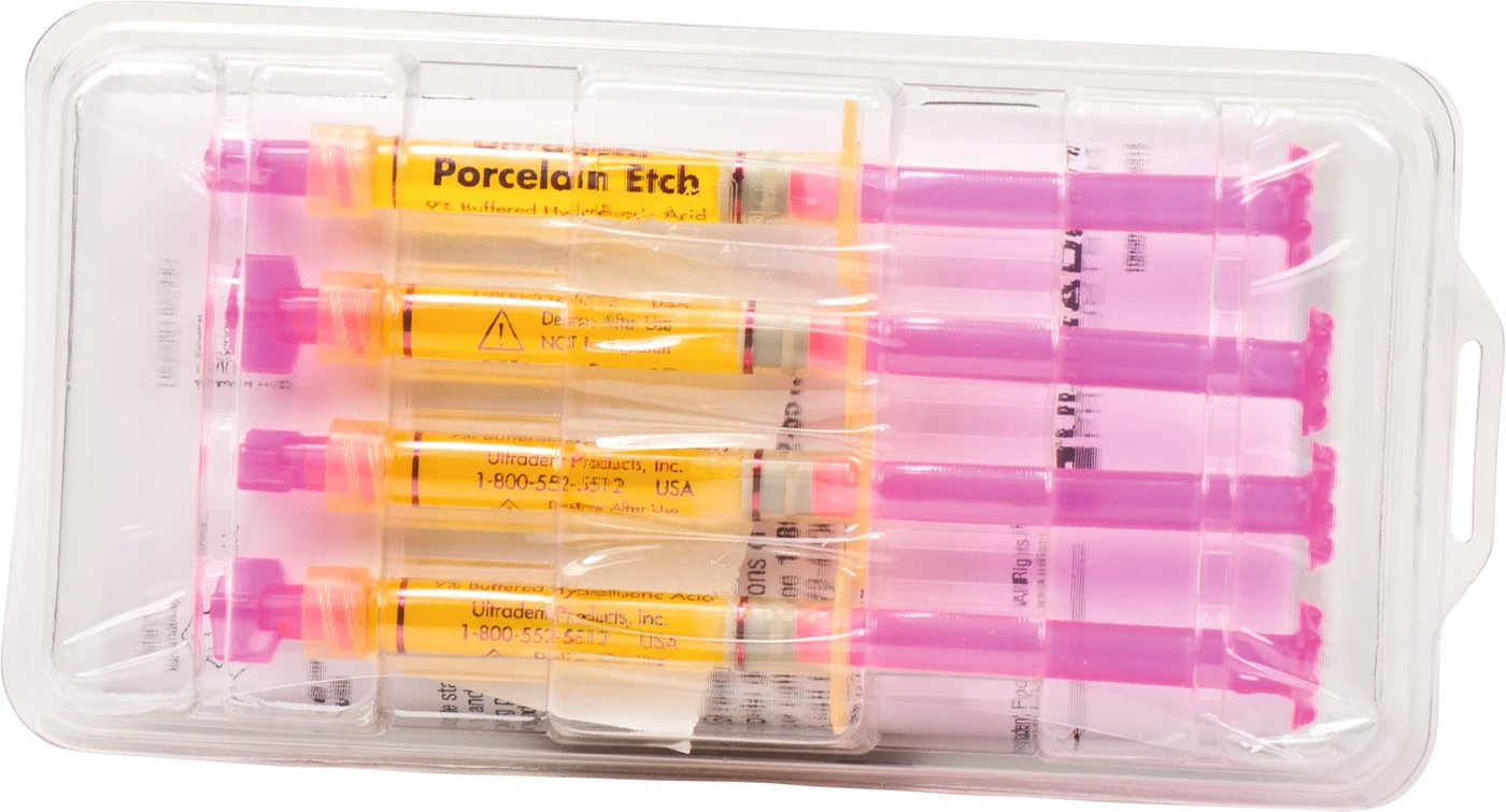 Ultradent™ Porcelain Etch & Silane Nachfüllpackung 4 x 1,2 ml Spritze