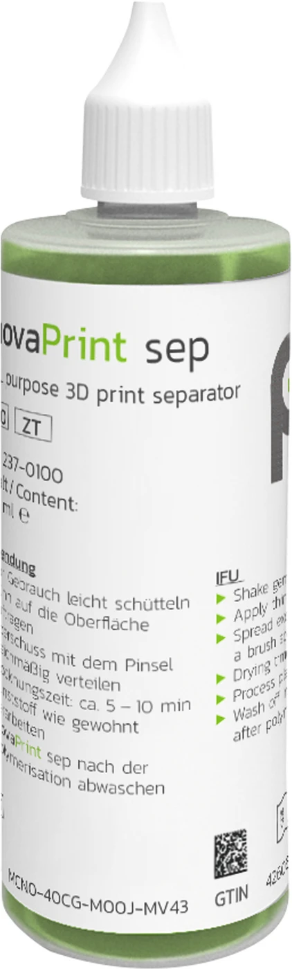 InovaPrint sep Packung 100 ml Flasche Isolierung, 1 Pinsel
