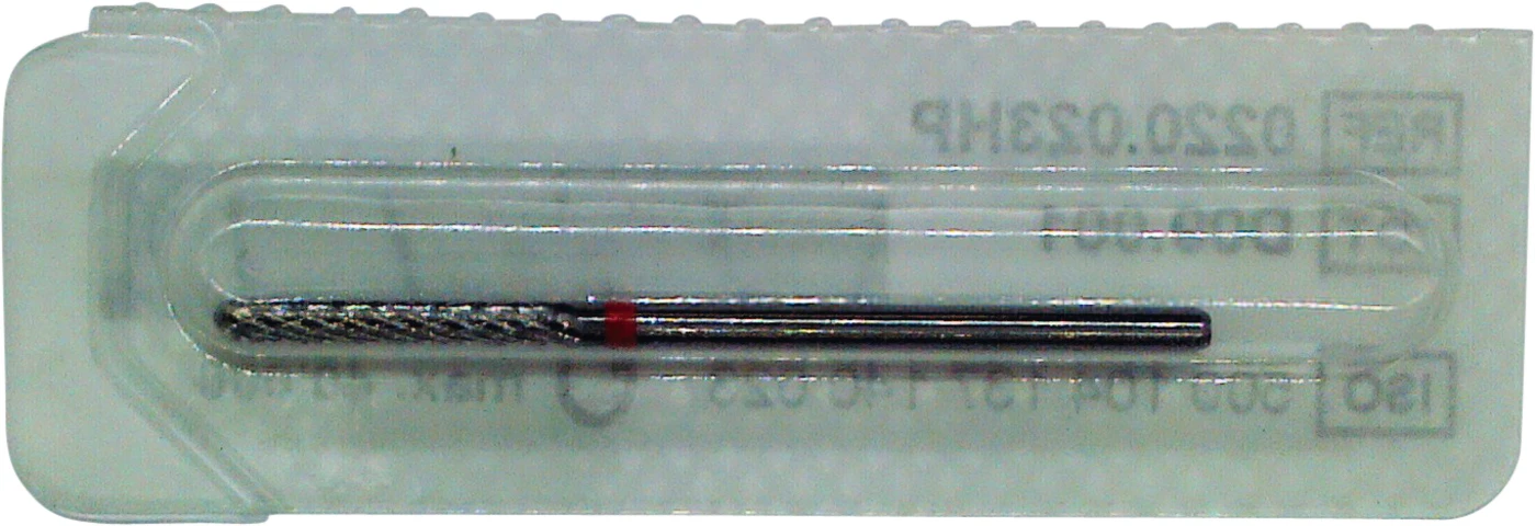 Omni HM-Fräser Schliff 20 Stück kreuzverzahnt, rot fein, HP, Figur 137, 16 mm, ISO 023