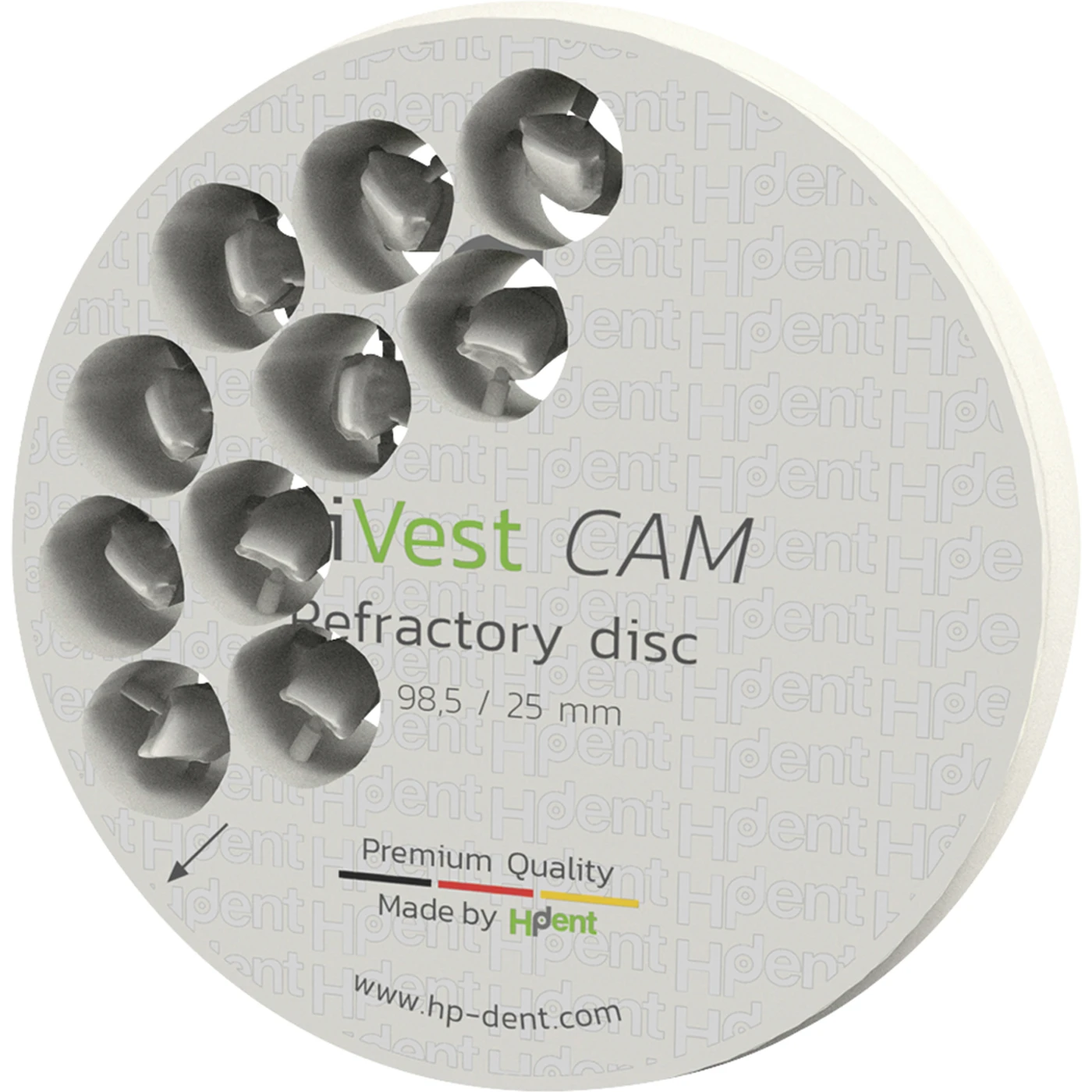 TriVest CAM Stück Disk Ø 98,5, 25 mm TriVest CAM Stück Disk Ø 98,5, 25 mm