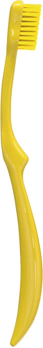 Zahnbürste Premium Stück gelb