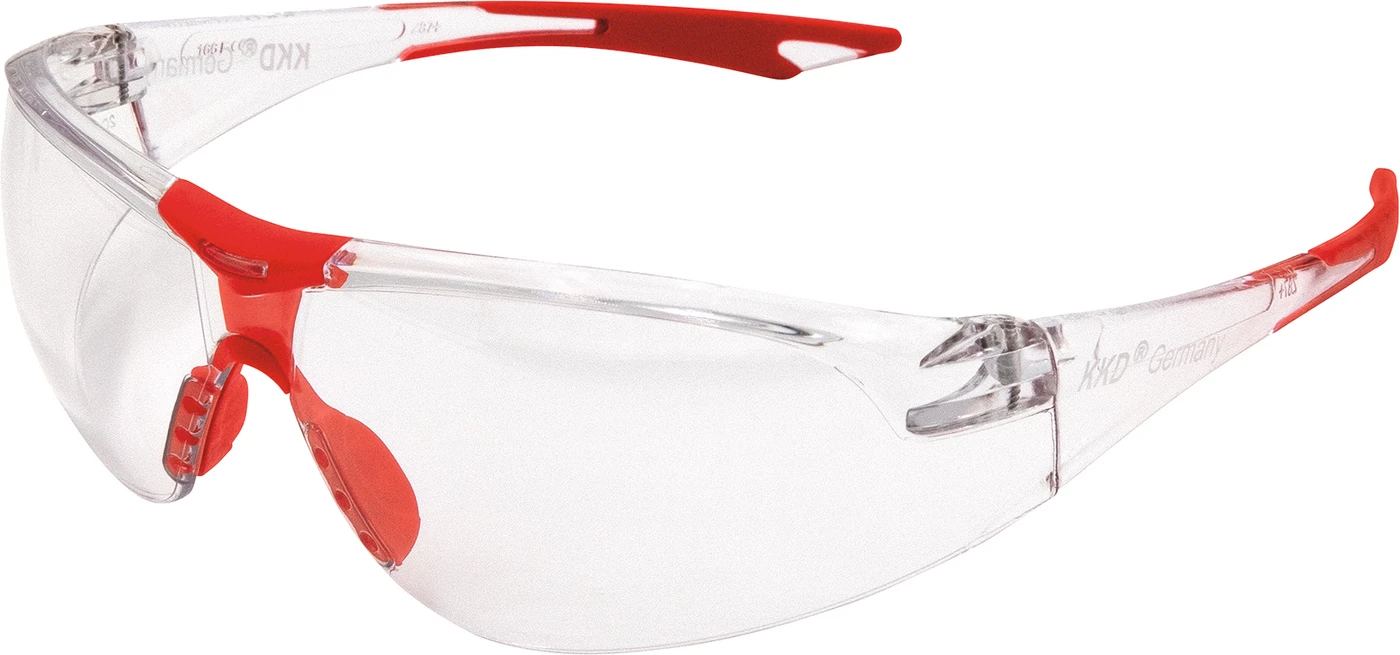 KKD® ANTI-FOG Schutzbrillen NEW-STYLE Stück rot