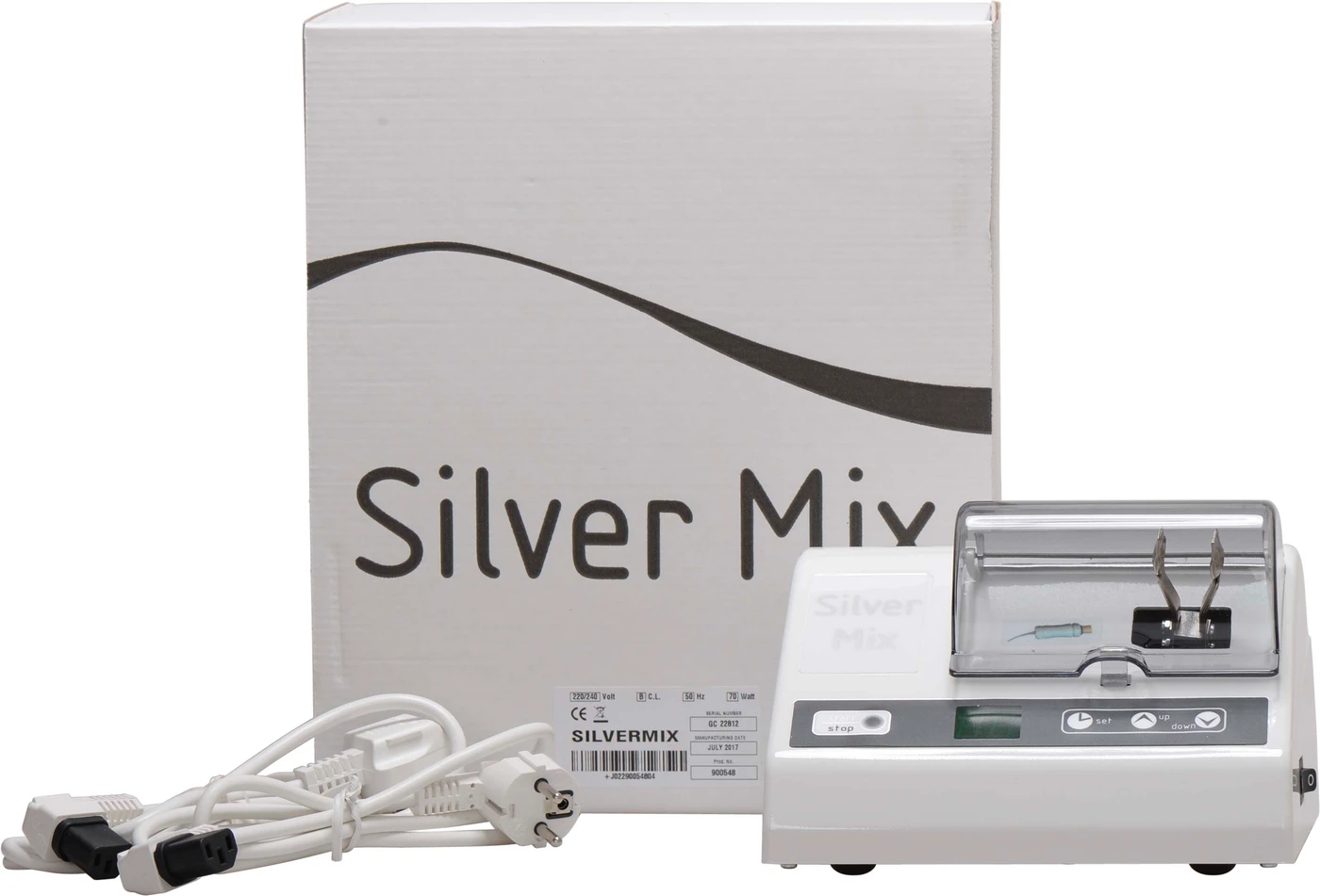 Silvermix Stück inklusive 2 Netzkabel (EU, UK)