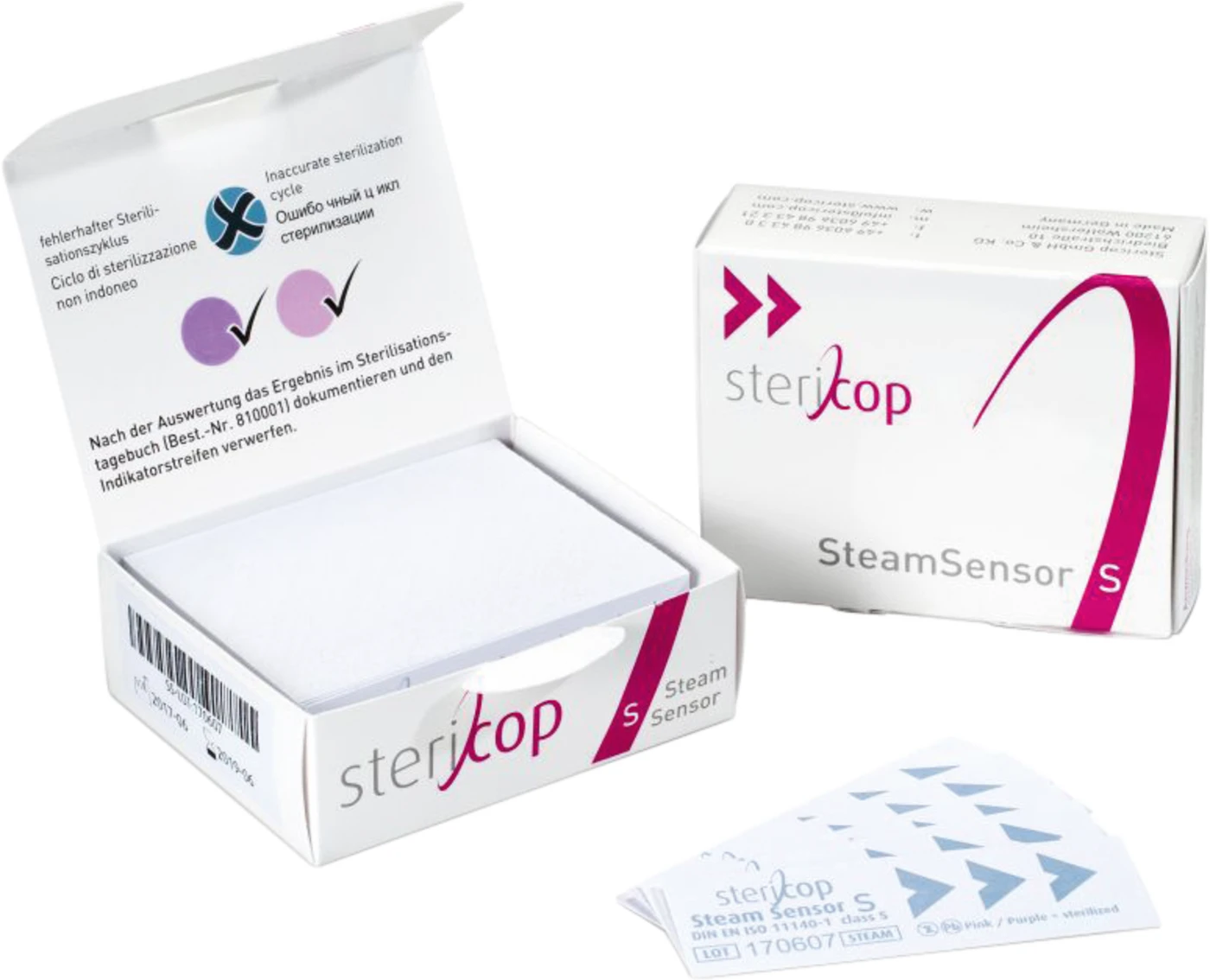 Steri-Indikator Steam-Sensor S Packung 200 Stück