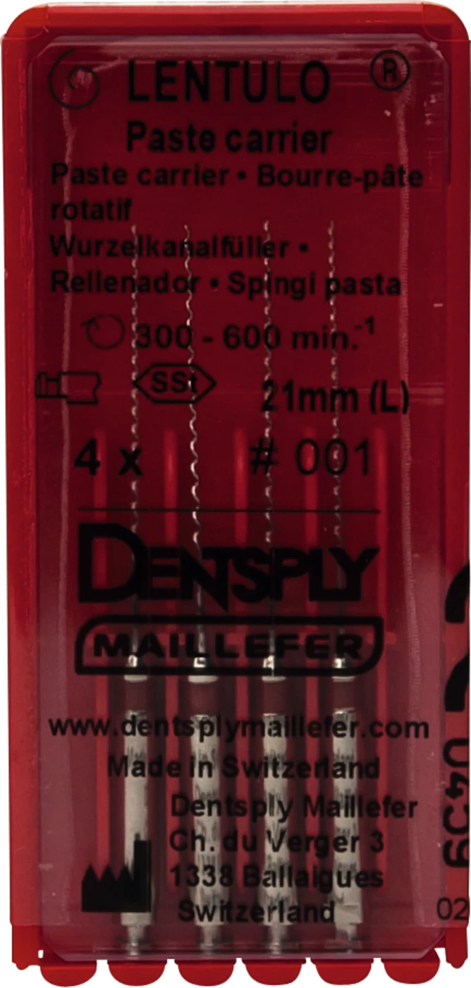 Wurzelkanalfüller "LENTULO®" Packung 4 Stück 21 mm, Gr. 1