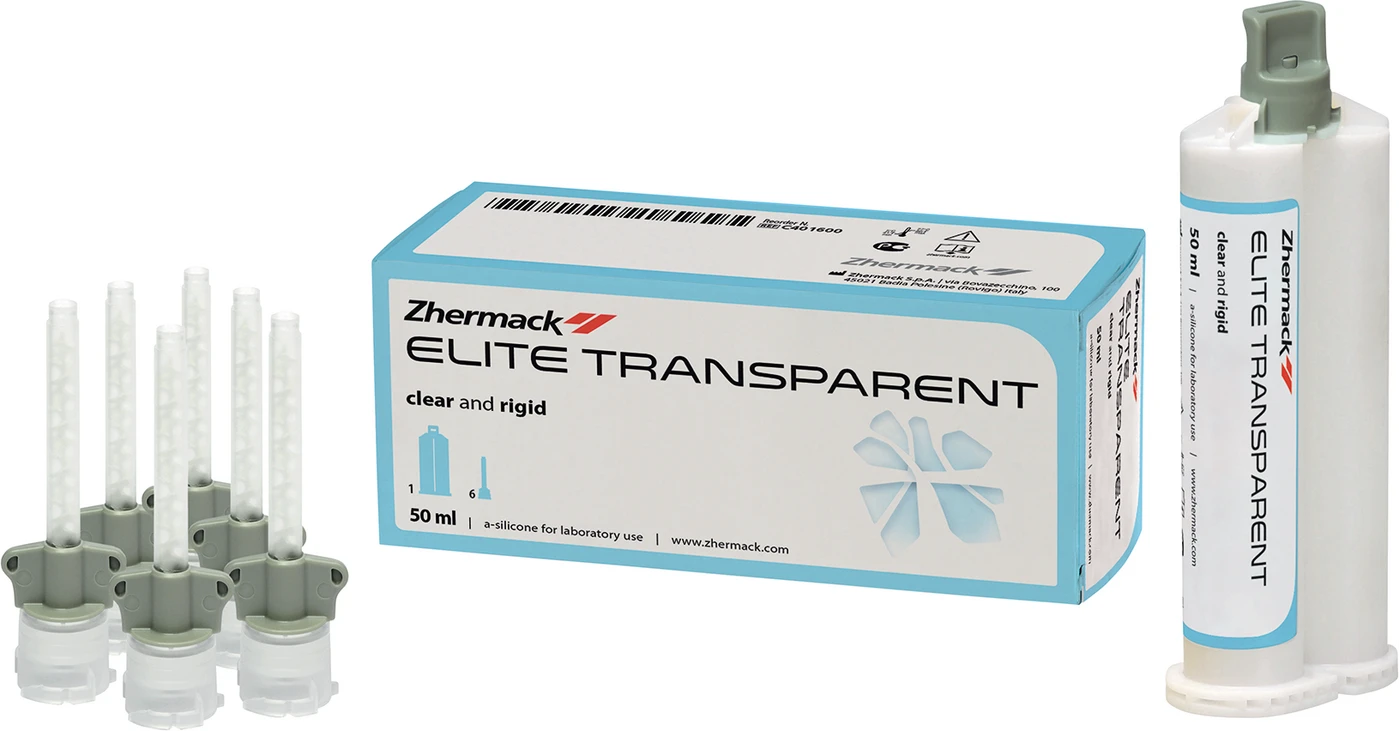 Elite Transparent Packung 50 ml Doppelkartusche, transparent