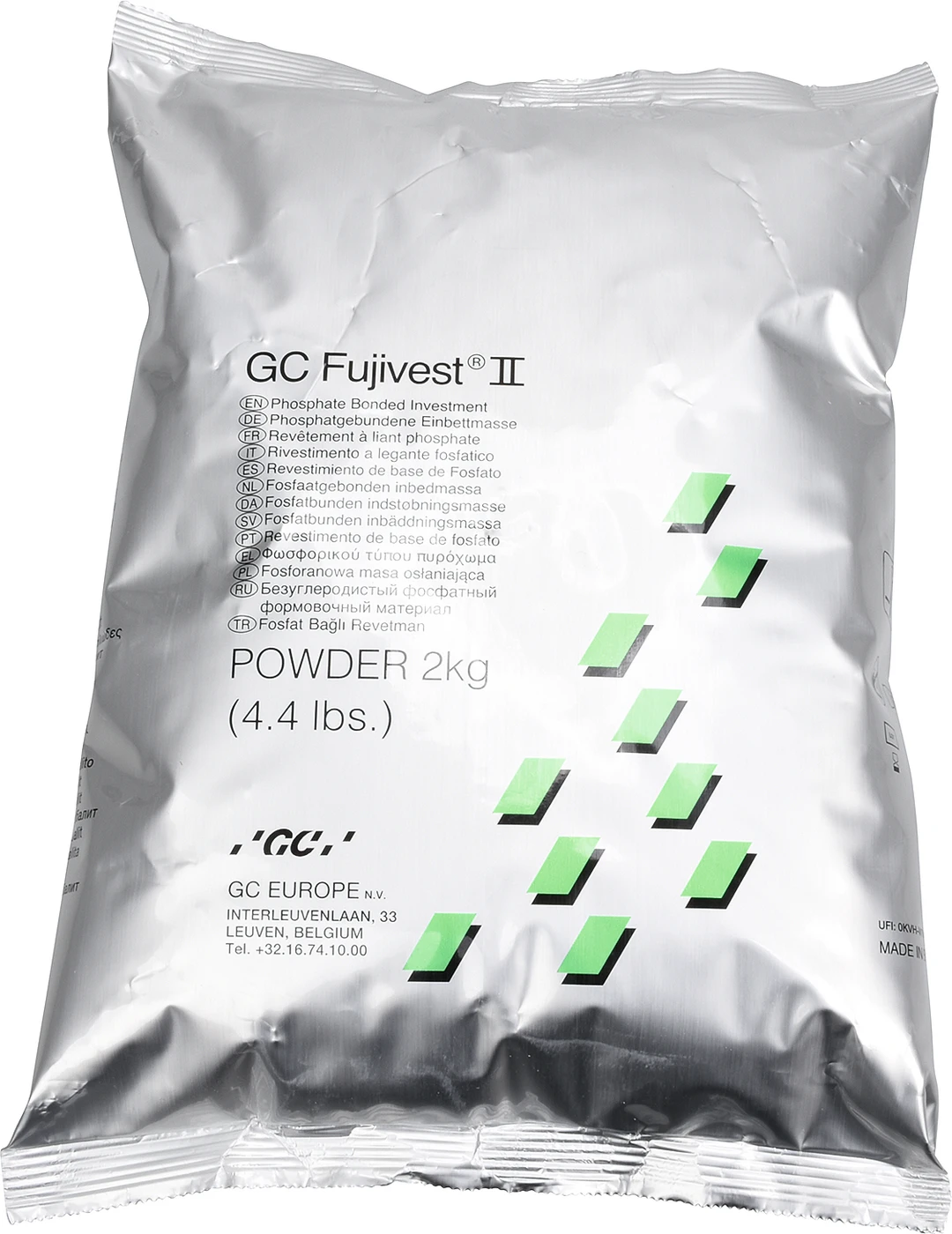 GC Fujivest II® Karton 4 x 2 kg Beutel