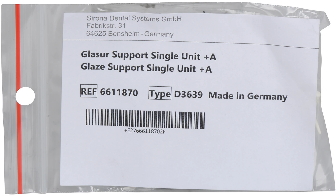 Glasur Support Single Unit +A Packung  2 Stück