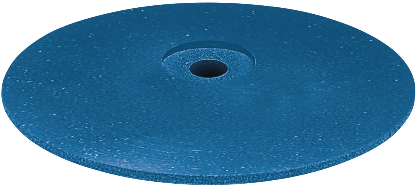 EVE UNIVERSAL blau Packung 100 Stück unmontiert, blau mittel, Figur Linse, 22 x 4 mm