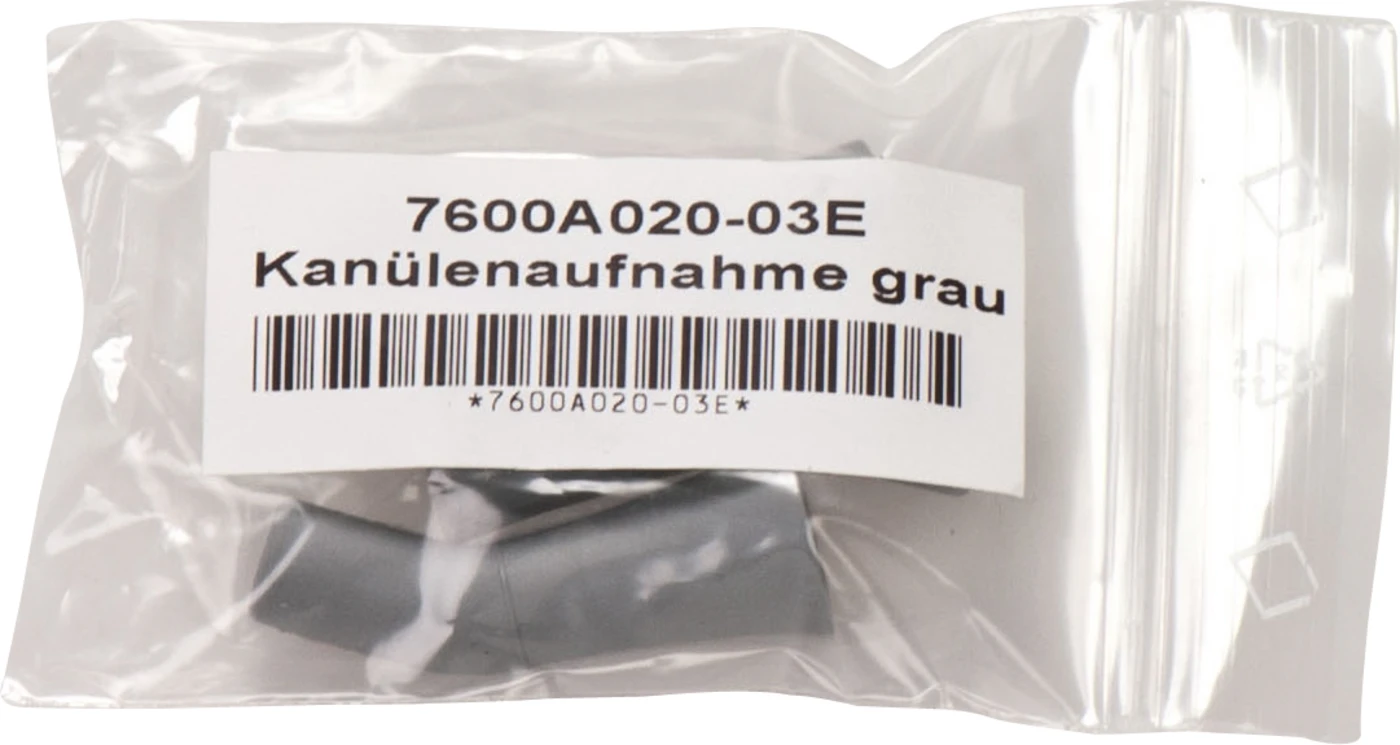 Kanülenaufnahme Packung 3 Stück grau