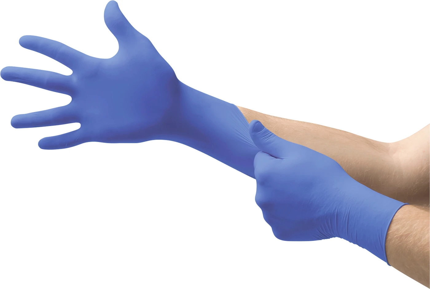 MICRO-TOUCH® Nitrile Accelerator-Free Packung 100 Stück puderfrei, blau, S