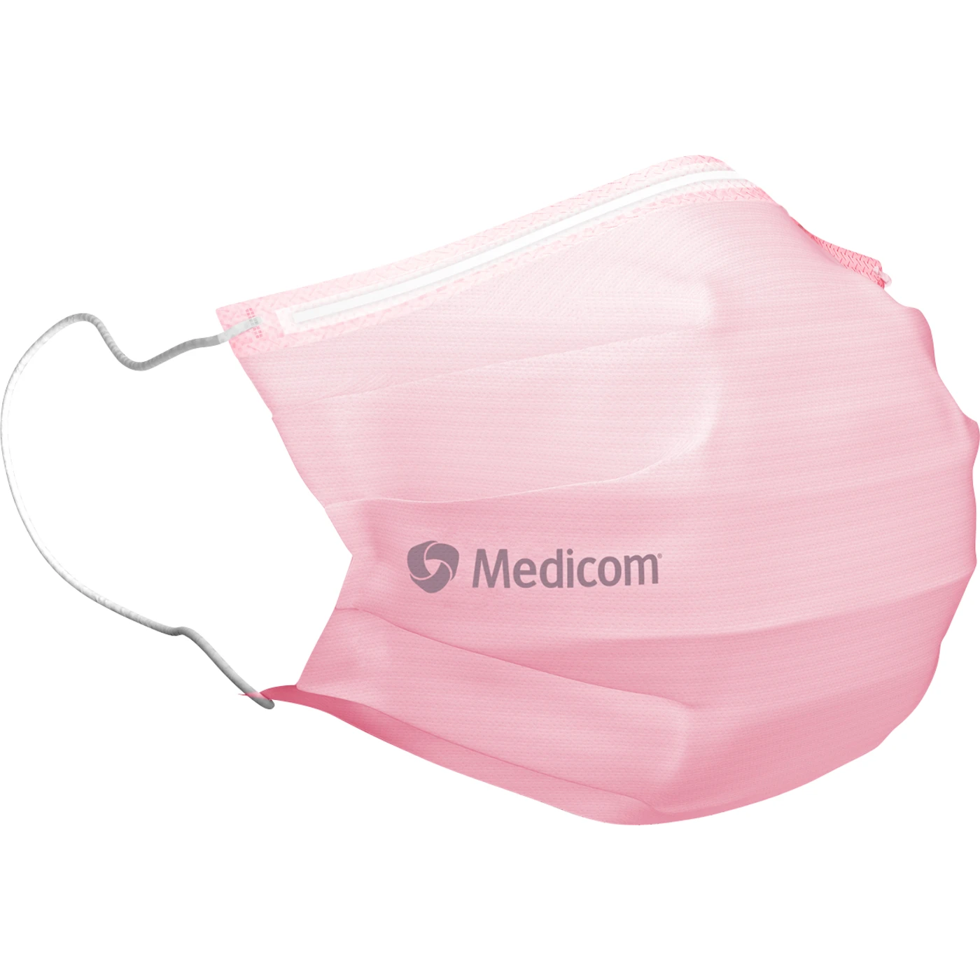 Medicom® SafeMask® Standard Packung 50 Stück pink, mit Gummiband