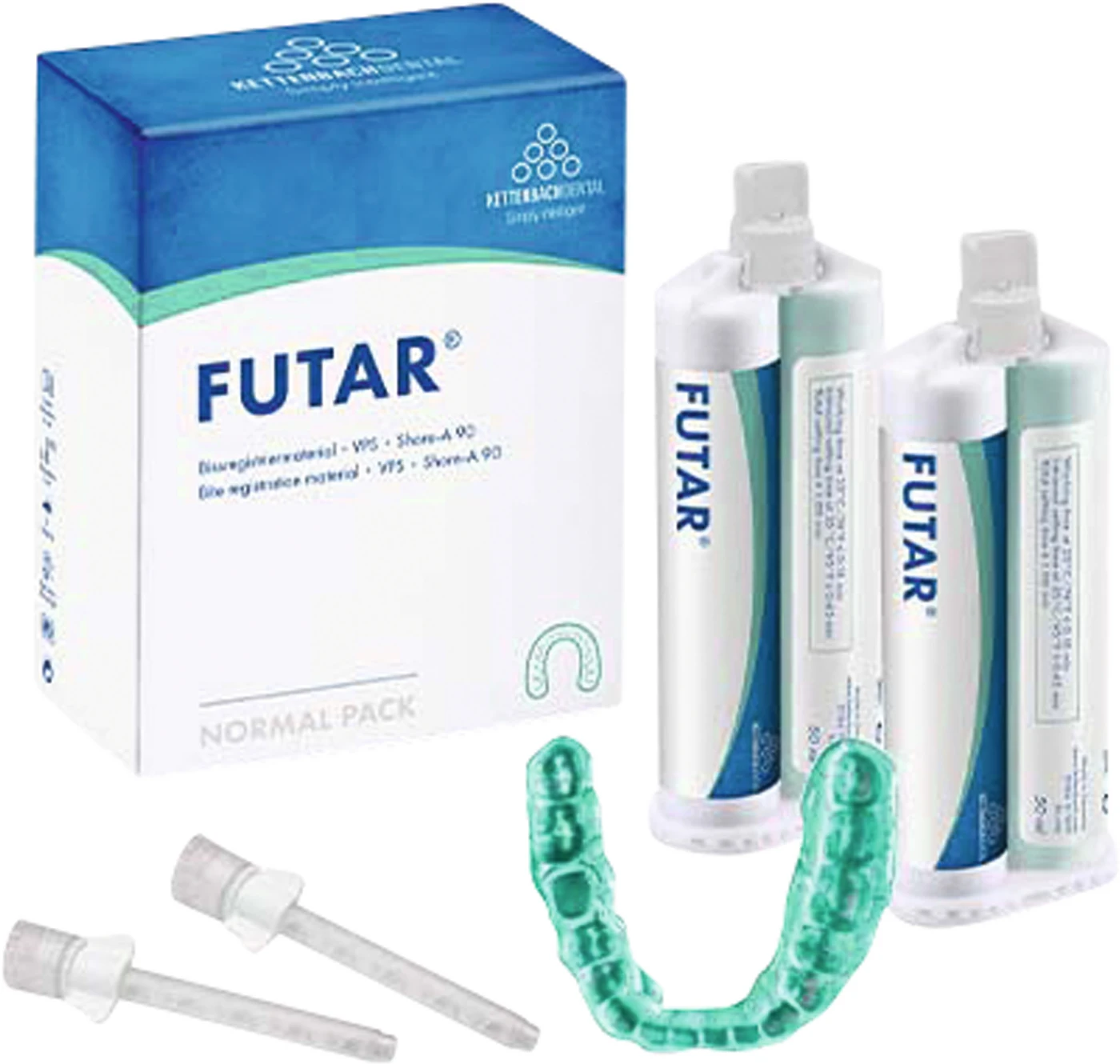 Futar® Packung 2 x 50 ml Doppelkartusche, 6 Mischkanülen