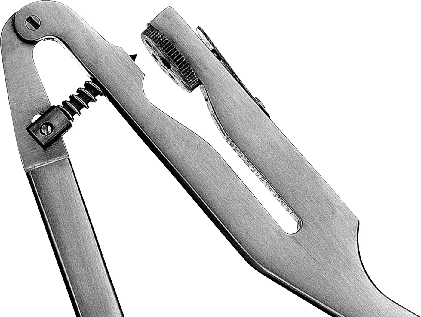 Kofferdam-Lochzange Stück 16 cm mit auswechselbarem Schneidwerkzeug