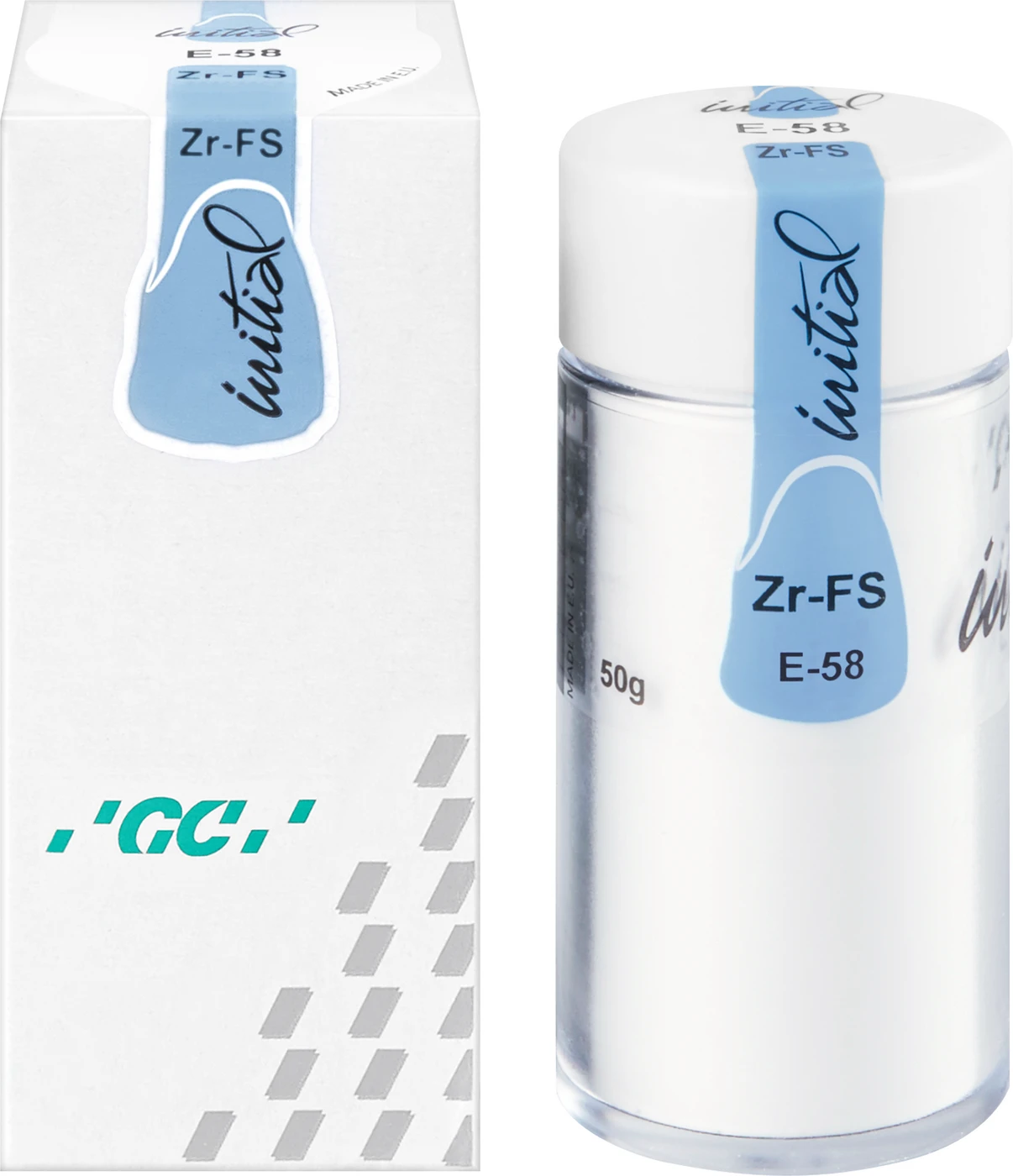 GC Initial™ Zr-FS Dose 50 g Pulver enamel E-58 GC Initial™ Zr-FS Dose 50 g Pulver enamel E-58
