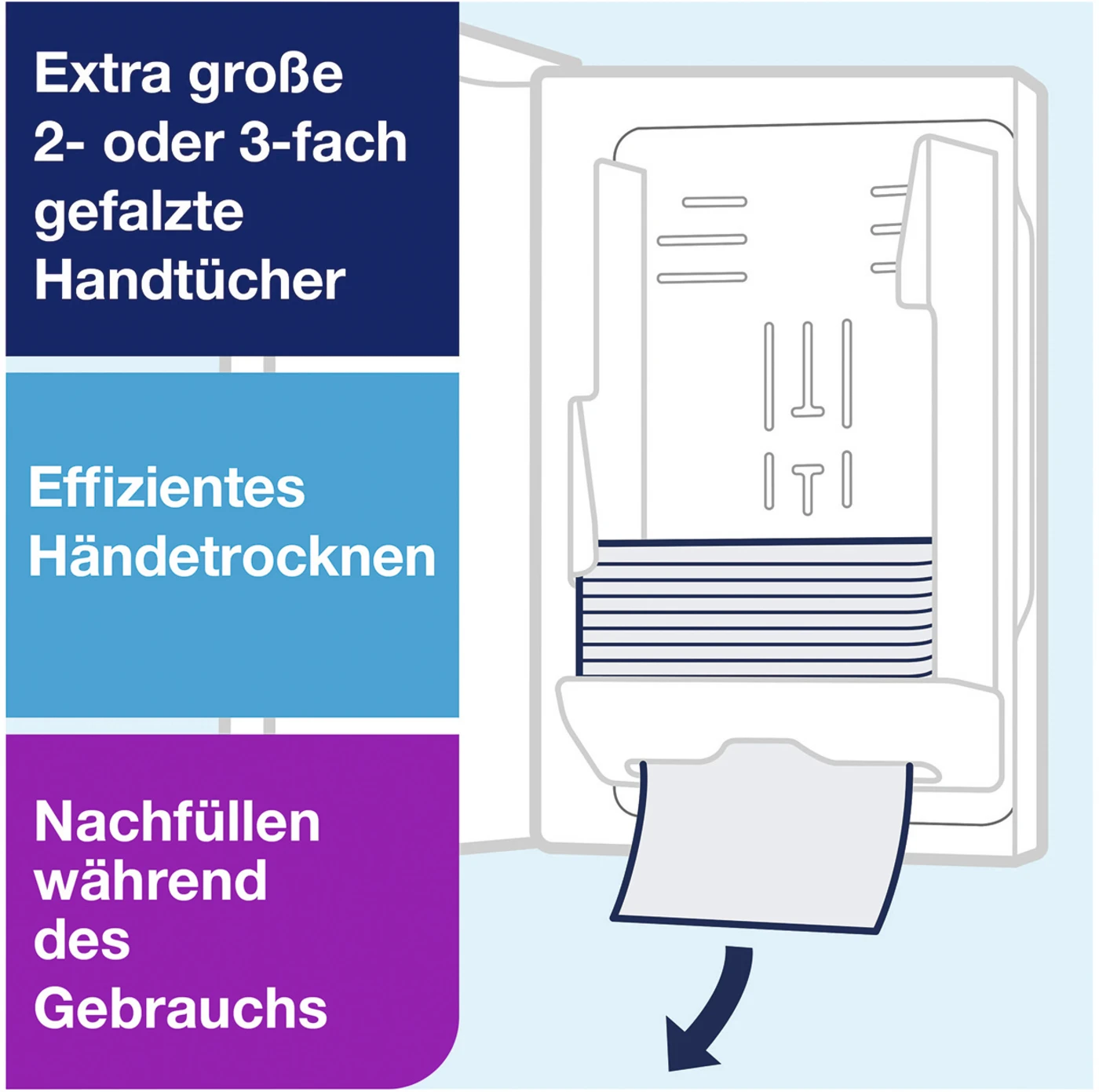 TORK® Xpress® Handtuchspender Stück schwarz