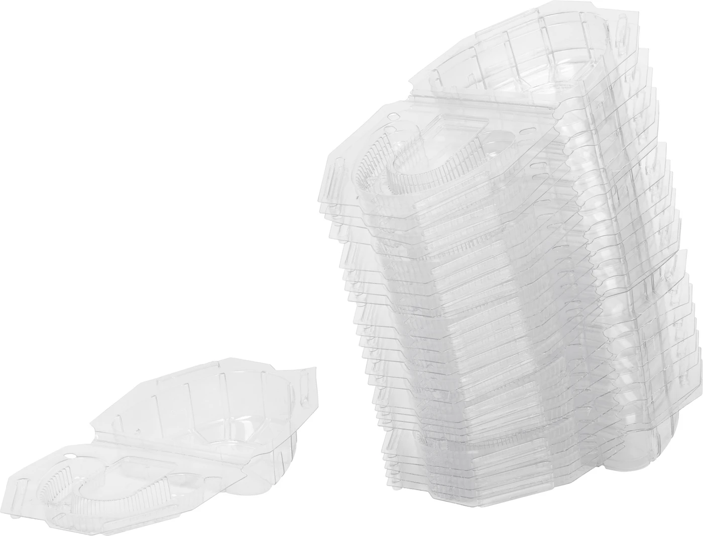 ACCU-TRAC Packung 50 Transport- und Auslieferungsbehälter, 50 Namensschilder, 50 Rückrufkarten